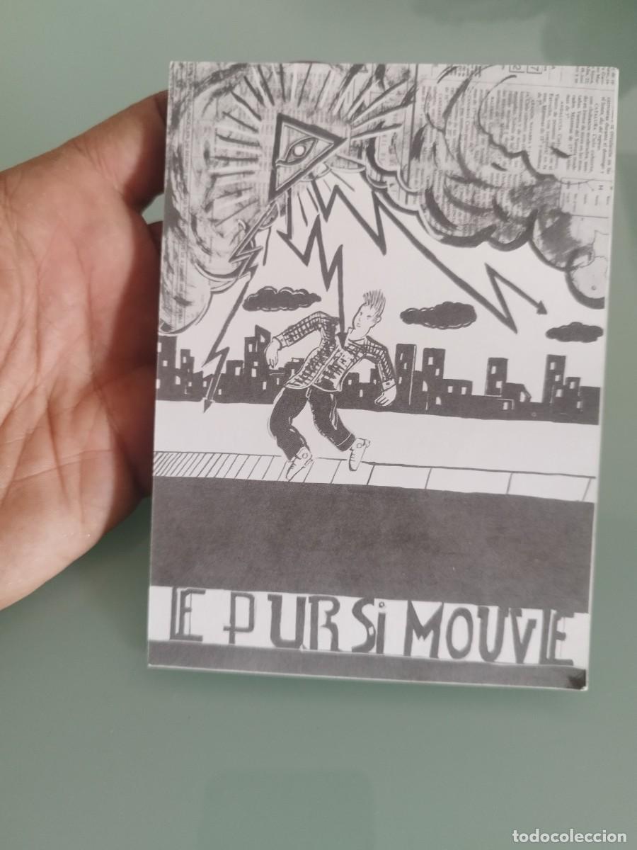 Postales: Tarjeta postal estilo underground con un estilo punk. El LLORO el prat. EPUR SI MOUVE.