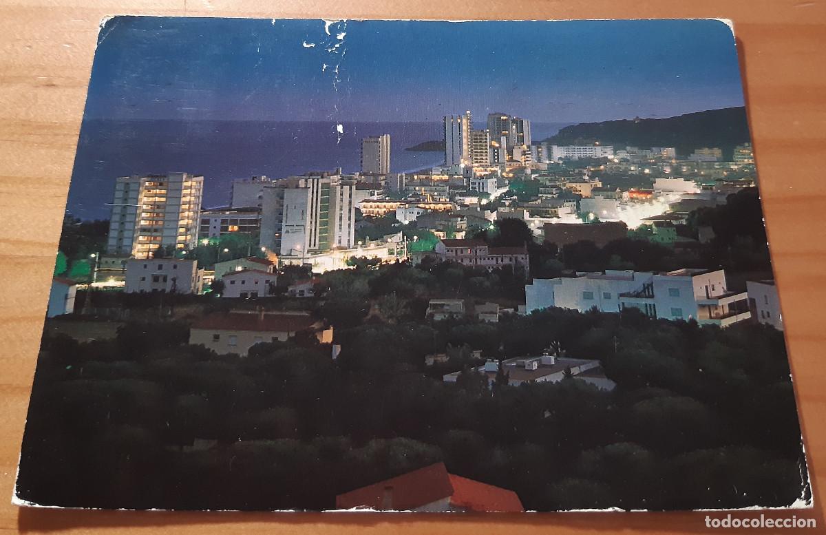 Postales: GERONA - PLAYA DE ARO - VISTA NOCTURNA - N&ordm; GE 2006 - CIRCULADA CON SELLO - A&Ntilde;O 1974
