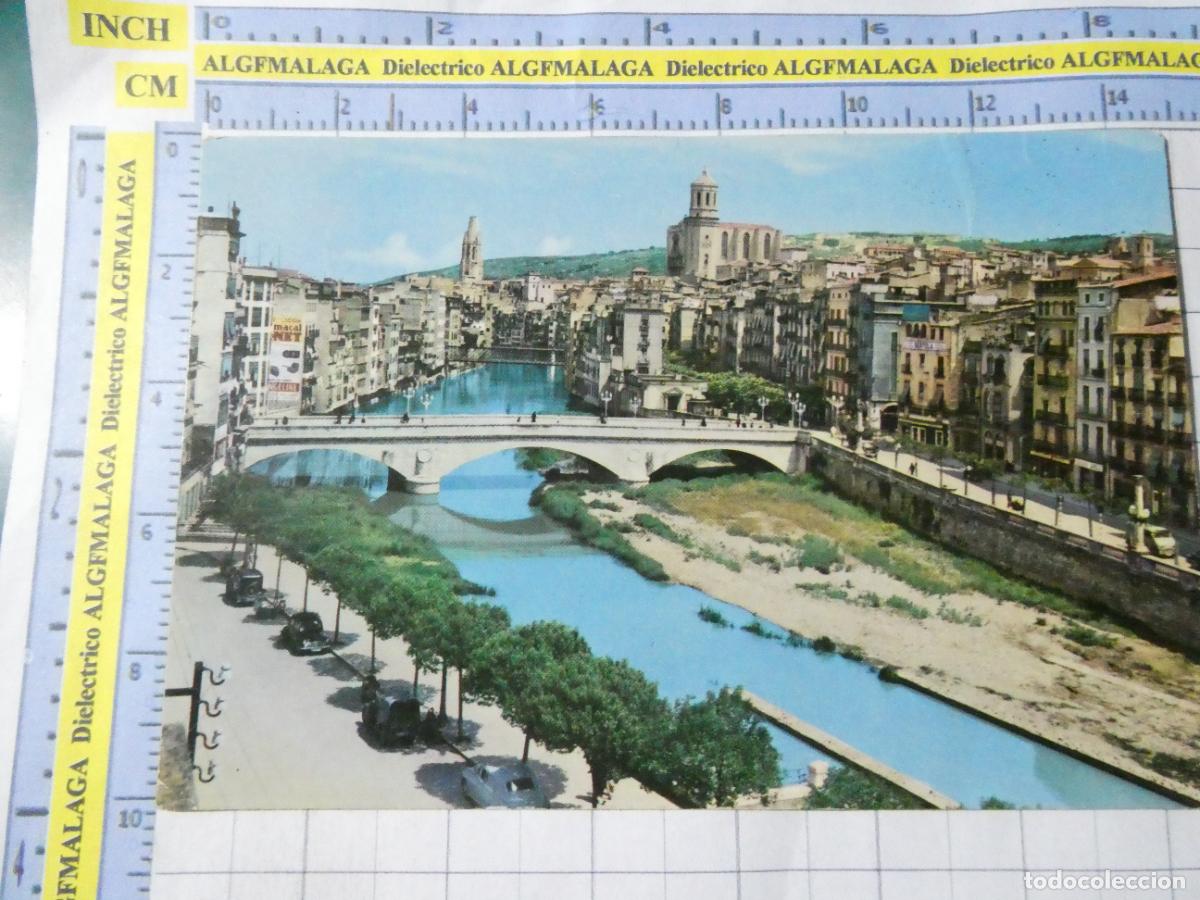 Postales: POSTAL DE GERONA. A&Ntilde;O 1961. RIO O&Ntilde;AR 2073 CARRERA DE LA SED. 1674