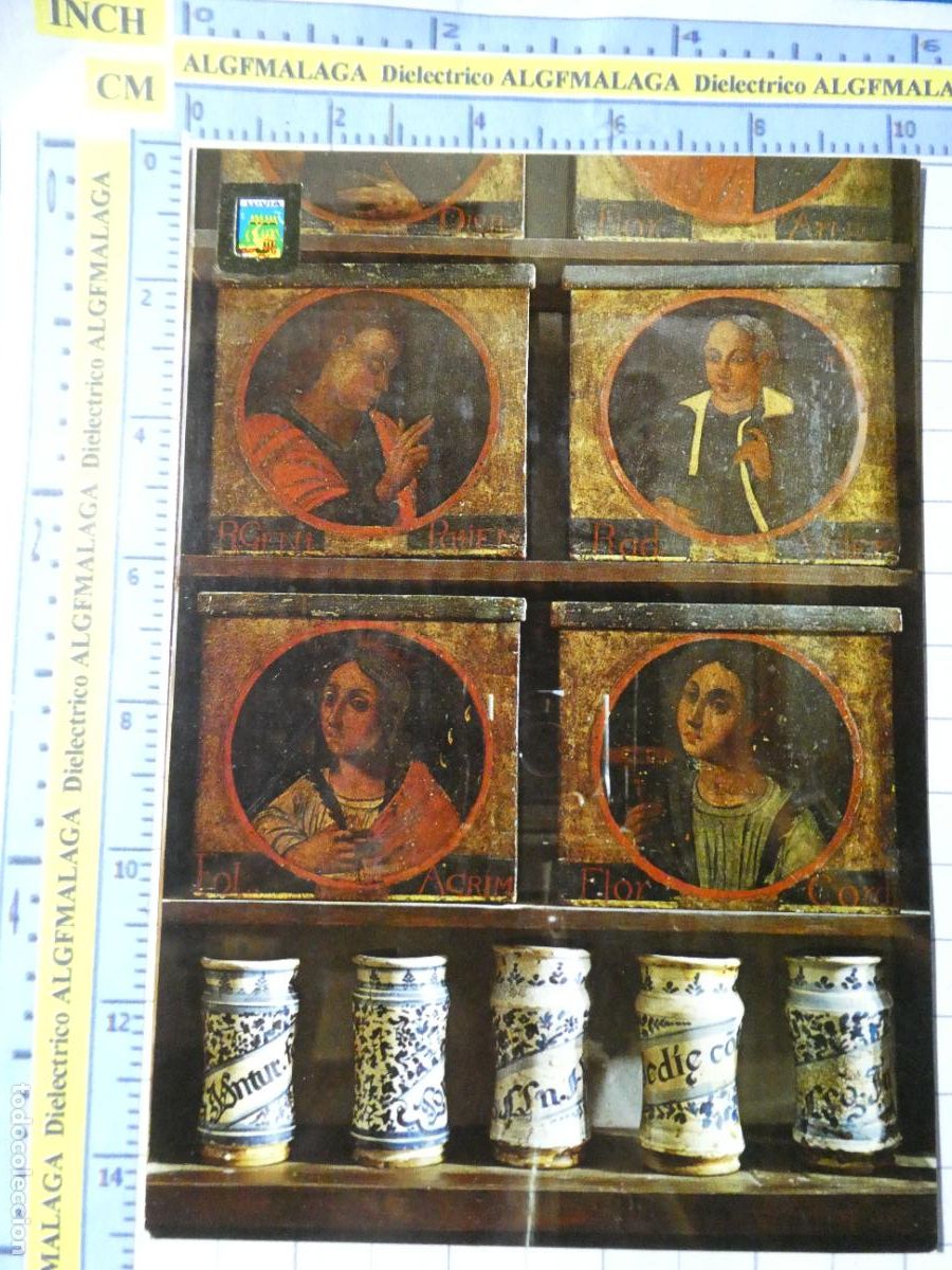 Postales: POSTAL DE GERONA. A&Ntilde;O 1974. LLIVIA DETALLE DE LA FARMACIA 8 ESCUDO ORO. 1681
