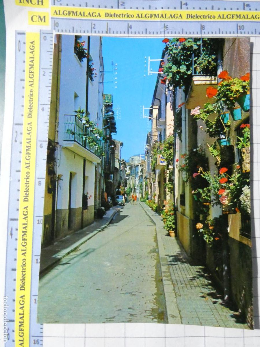 Postales: POSTAL DE GERONA. A&Ntilde;O 1970. ARBUCIAS CALLE CALVO SOTELO. FITER. 1684