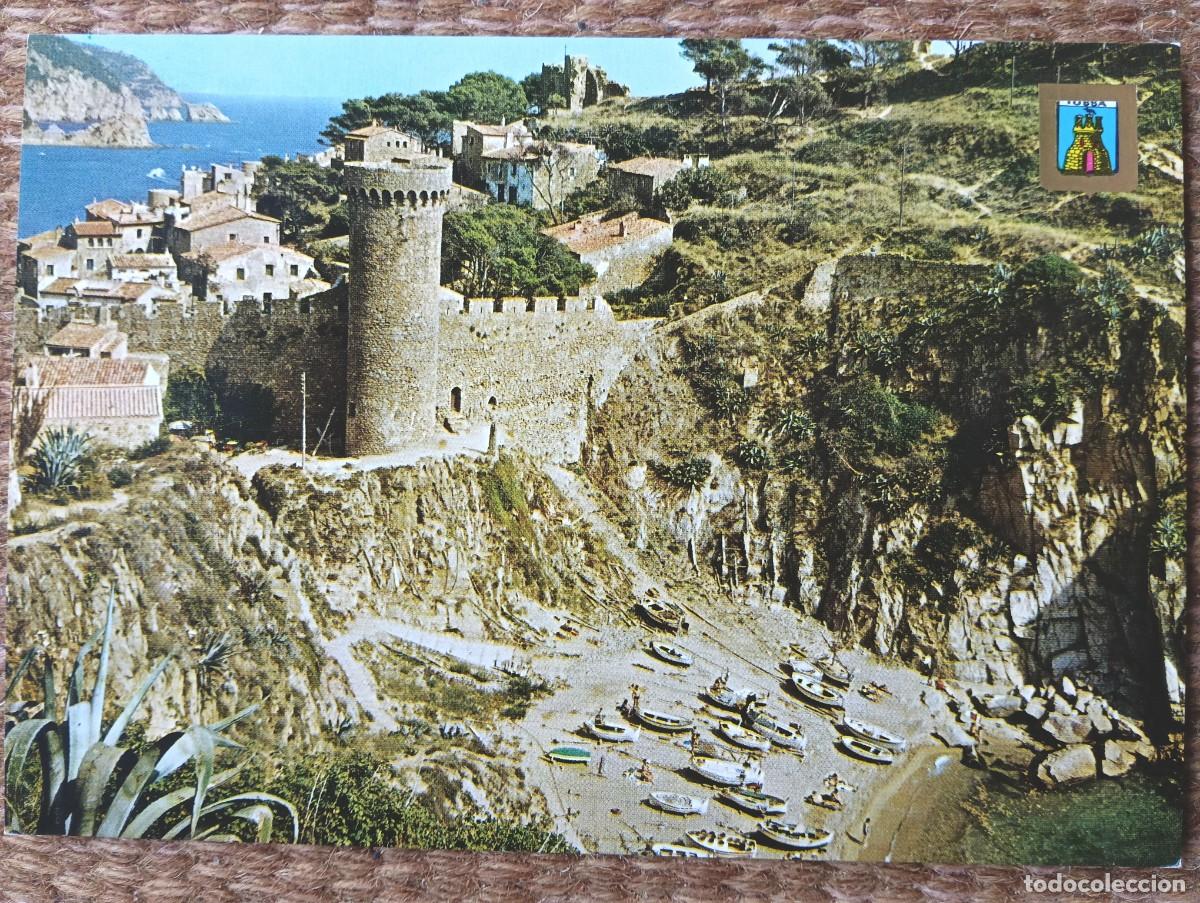 Postales: TOSSA DE MAR - GERONA - CASTILLO - ESCUDO DE ORO