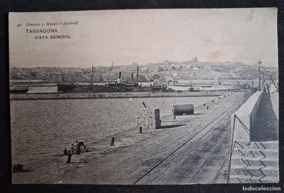 Postales: POSTAL ANTIGUA DE TARRAGONA - VISTA GENERAL - HAUSER Y MENET N&ordm;41 (SIN CIRCULAR)