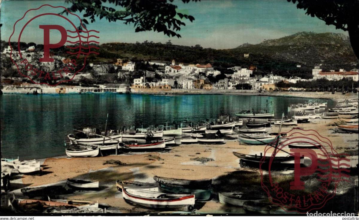 Postales: SAN FELIU DE GUIXOLS COSTA BRAVA VISTA PARCIAL A COLOR BARCOS PLAYA CATALU&Ntilde;A GIRONA GERONA ESPA&Ntilde;A