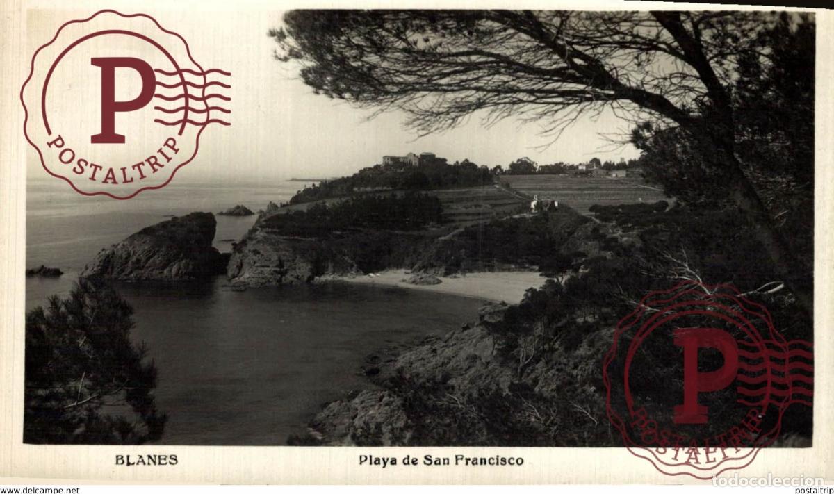 Postales: BLANES PLAYA DE SAN FRANCISCO CATALU&Ntilde;A GIRONA GERONA ESPA&Ntilde;A ESPAGNE