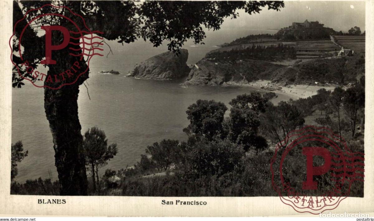 Postales: BLANES PLAYA DE SAN FRANCISCO CATALU&Ntilde;A GIRONA GERONA ESPA&Ntilde;A ESPAGNE