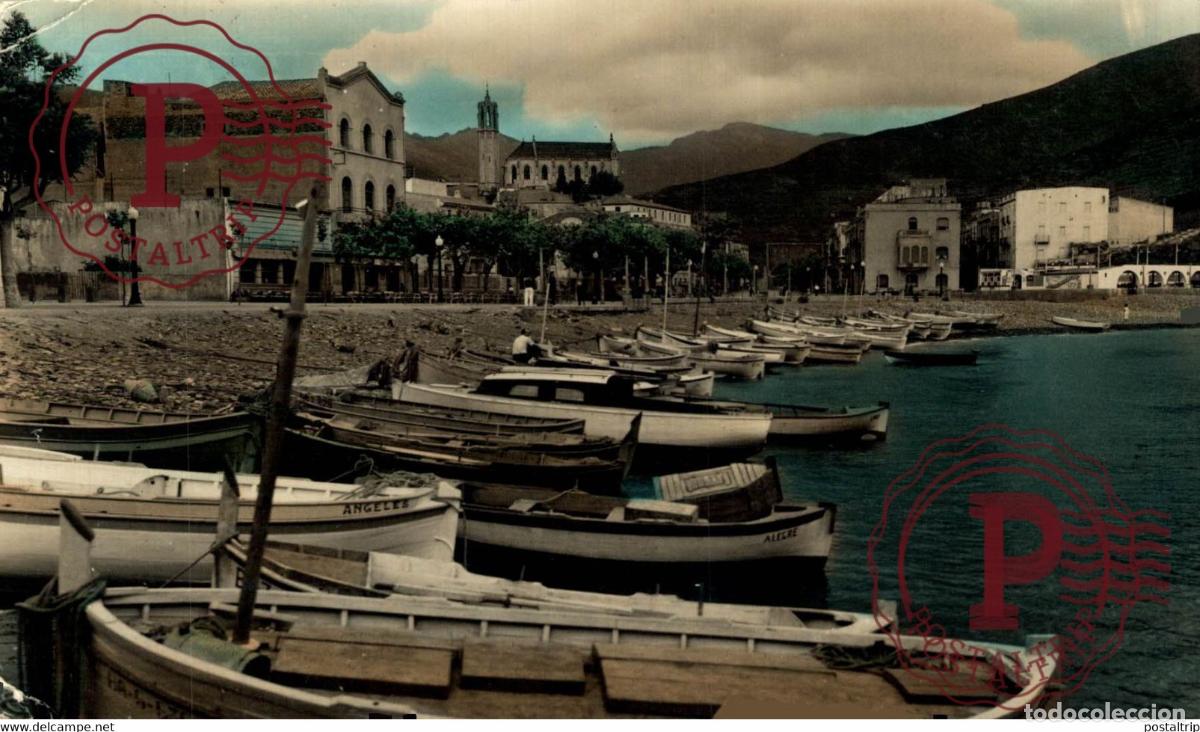 Postales: PORT BOU VISTA PARCIAL BARCOS CATALU&Ntilde;A GIRONA GERONA ESPA&Ntilde;A ESPAGNE
