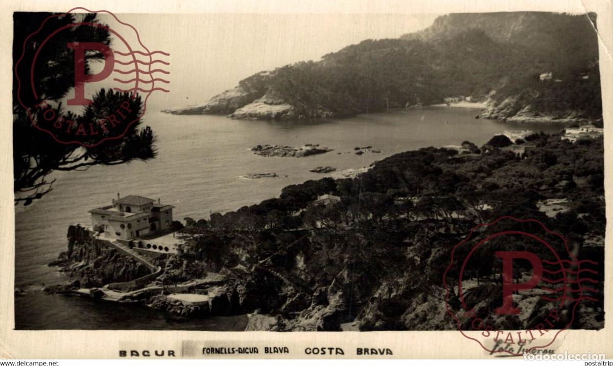 Postales: BACUR FORNELLS AICUA BLAVA COSTA BRAVA FOTO PUIGNAU CATALU&Ntilde;A GIRONA GERONA ESPA&Ntilde;A ESPAGNE