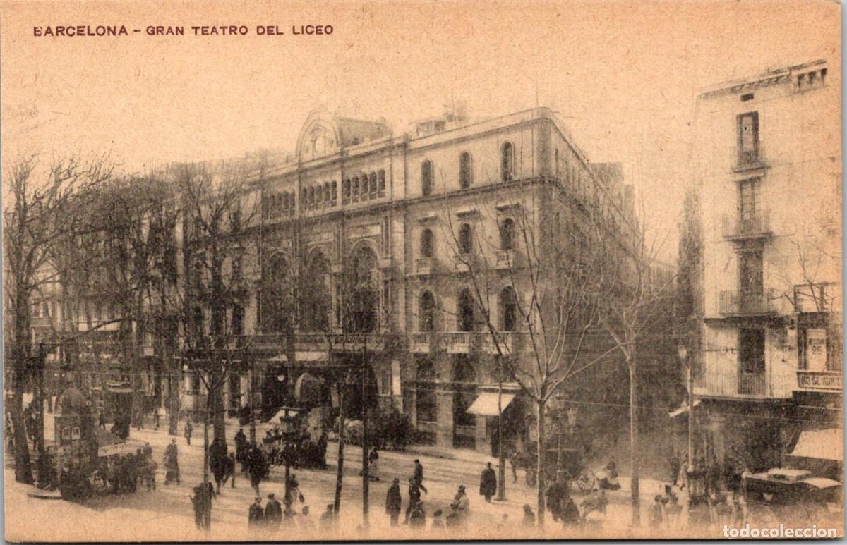 Postales: Barcelona - Gran Teatro del Liceo - Antigua Postal sin Ning&uacute;n Dato - 137x88mm