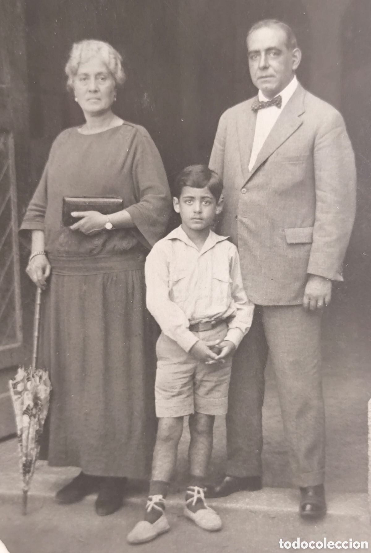 Postales: SANT HILARI SACALM POSTAL FOTOGR&Aacute;FICA RETRATO FAMILIAR C. 1920