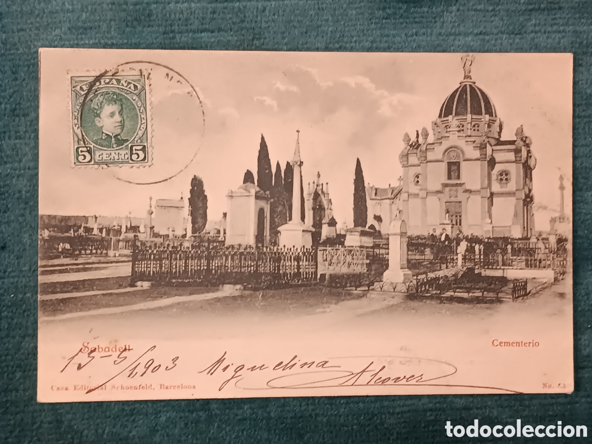 Postales: Sabadell. Cementerio. No. 53