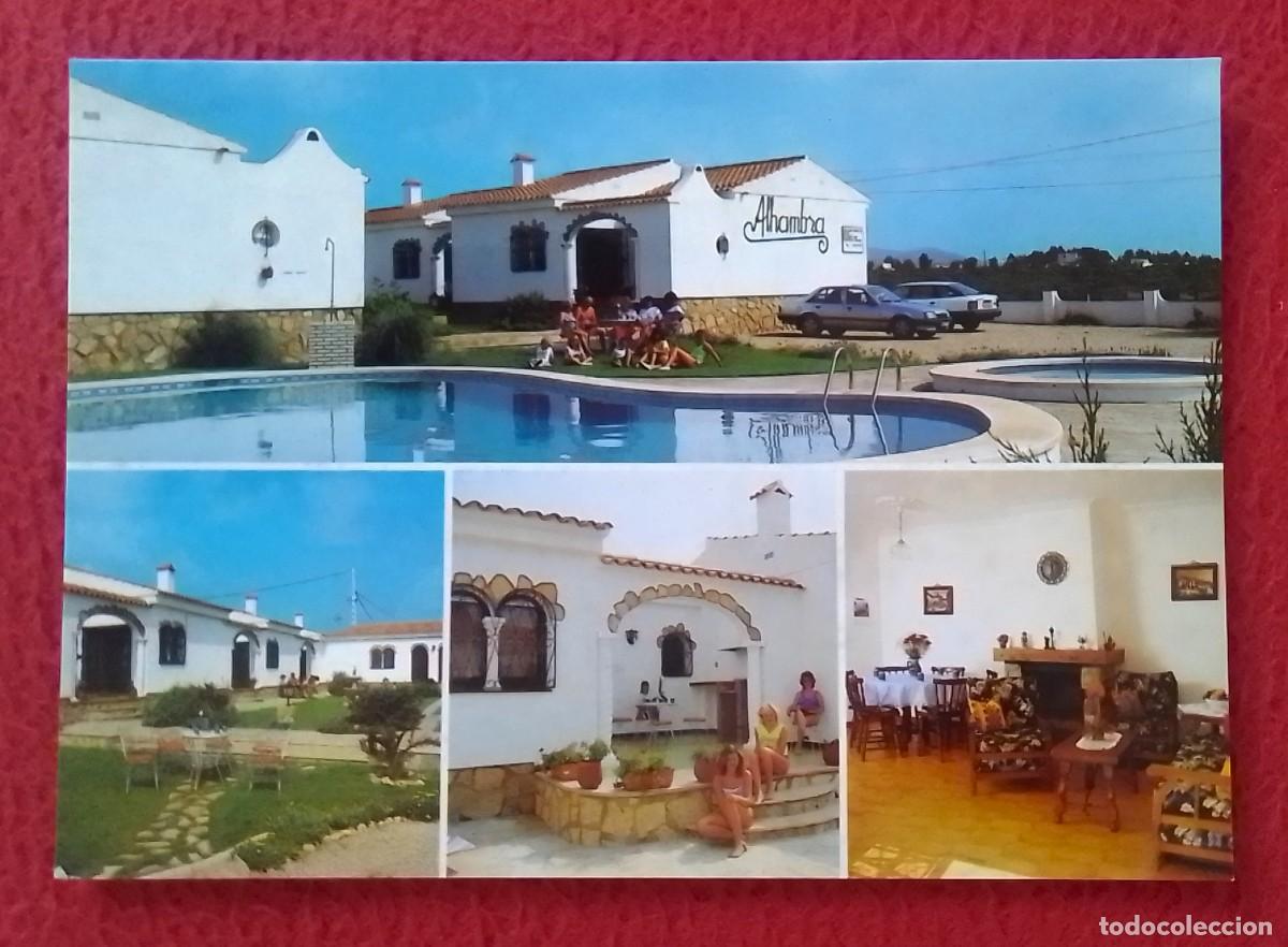 Postales: POSTAL POST CARD SPAIN SPANIEN BUNGALOW-ANLAGE ALHAMBRA T. U. E. WEBER MIAMI PLATJA PLAYA TARRAGONA.