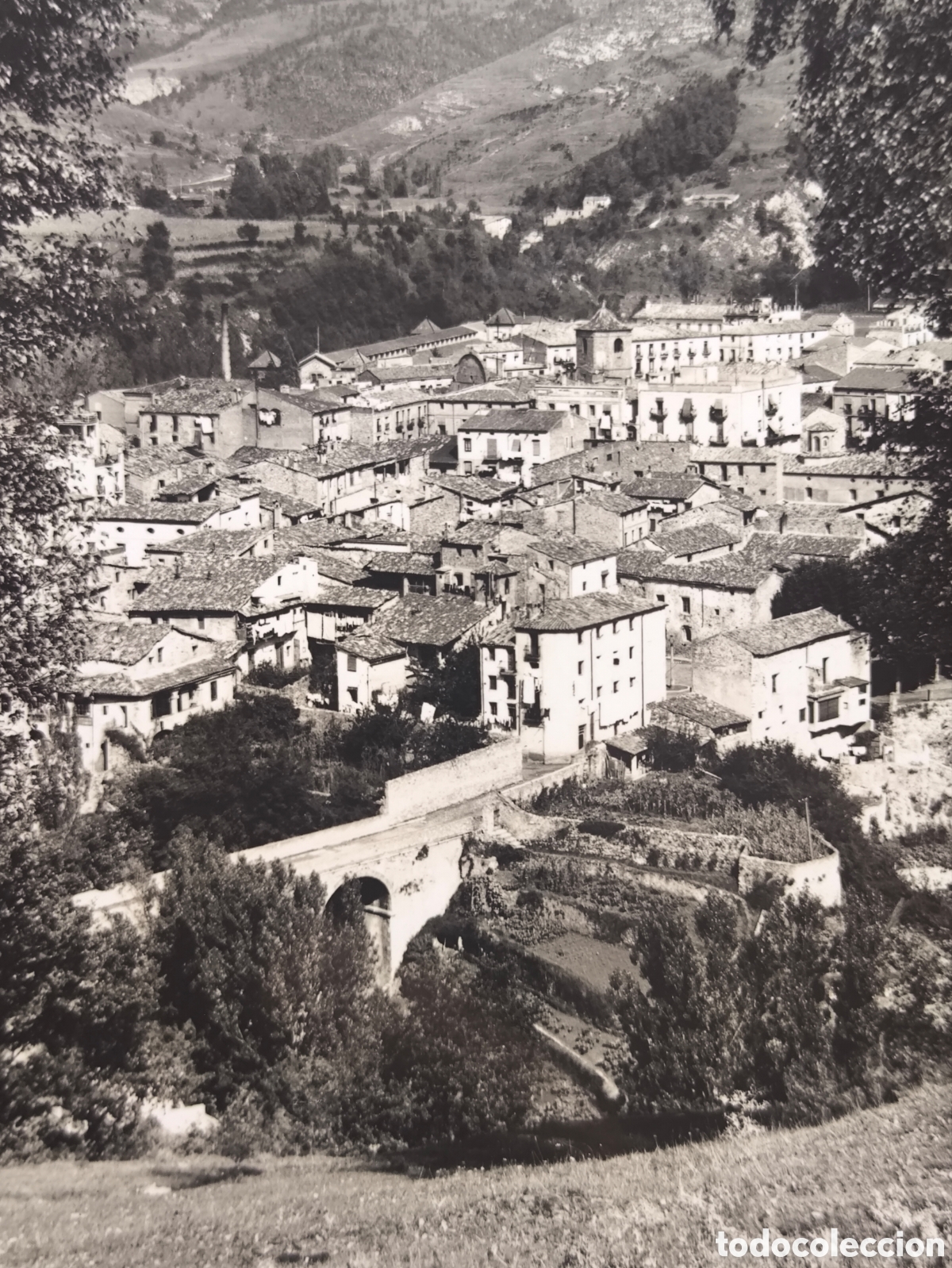 Postales: SANT JOAN DE LES ABADESSES POSTAL FOTOGR&Aacute;FICA RIPOLL&Egrave;S GIRONA C. 1955