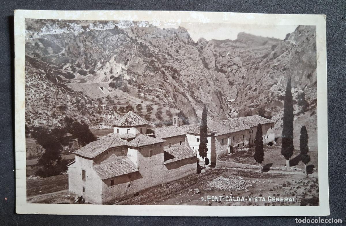 Postales: POSTAL ANTIGUA DE FONT-CALDA - VISTA GENERAL - (CIRCULADA)