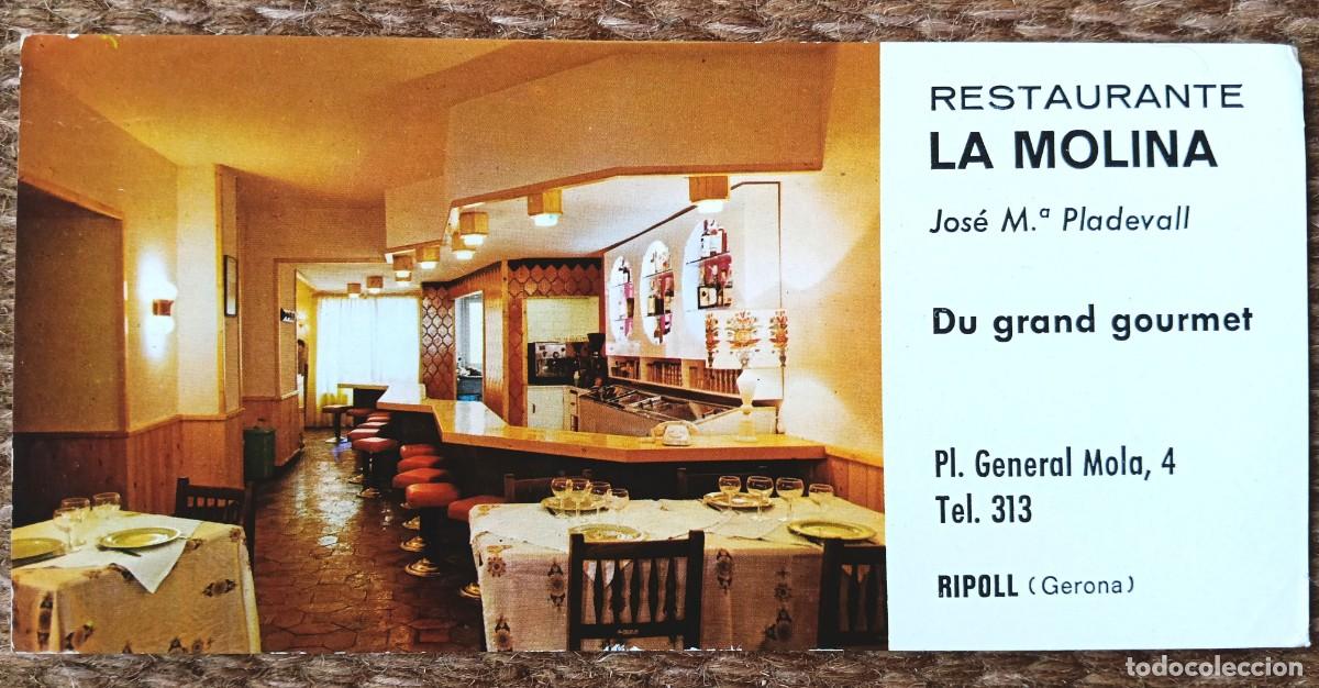 Postales: RESTAURANTE LA MOLINA - RIPOLL - GERONA