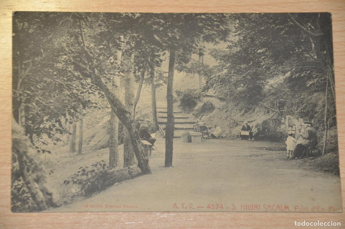 Postales: postal s.hilari sacalm, font d&acute;en pico, atv 4574, col.eccio ximeno planas