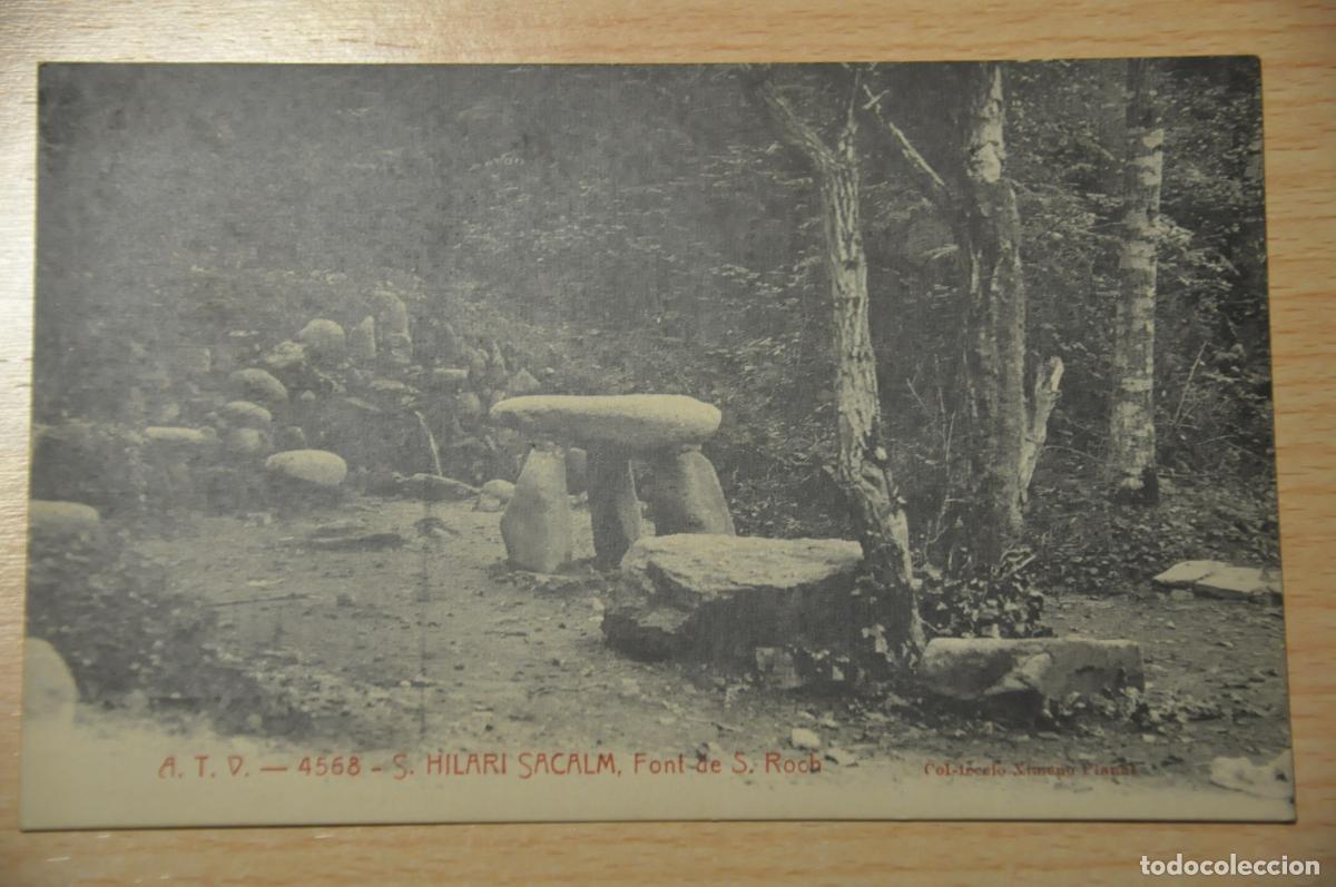 Postales: postal s.hilari sacalm, font de s.roch atv 4568, col.leccio ximeno planas