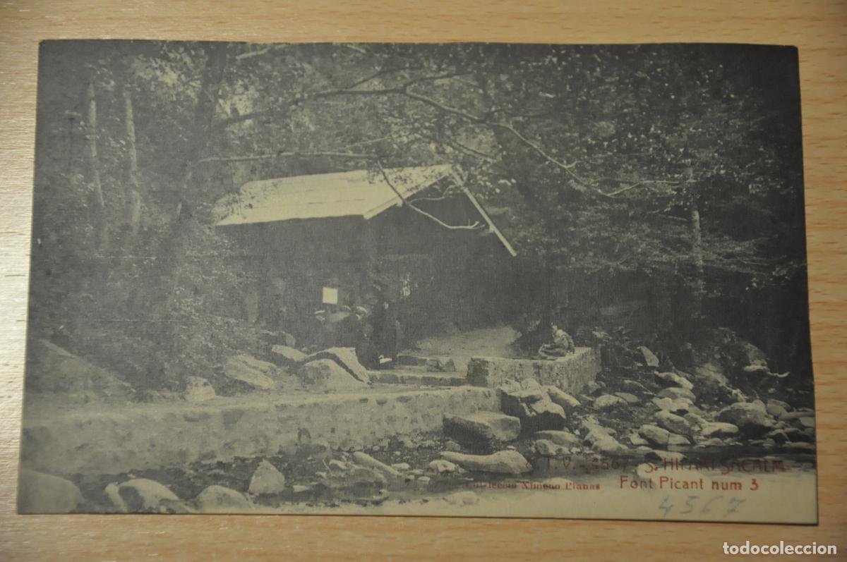Postales: postal s.hilari sacalm, font picant n&uacute;m. 3, atv 4567, col.leccio ximeno planas