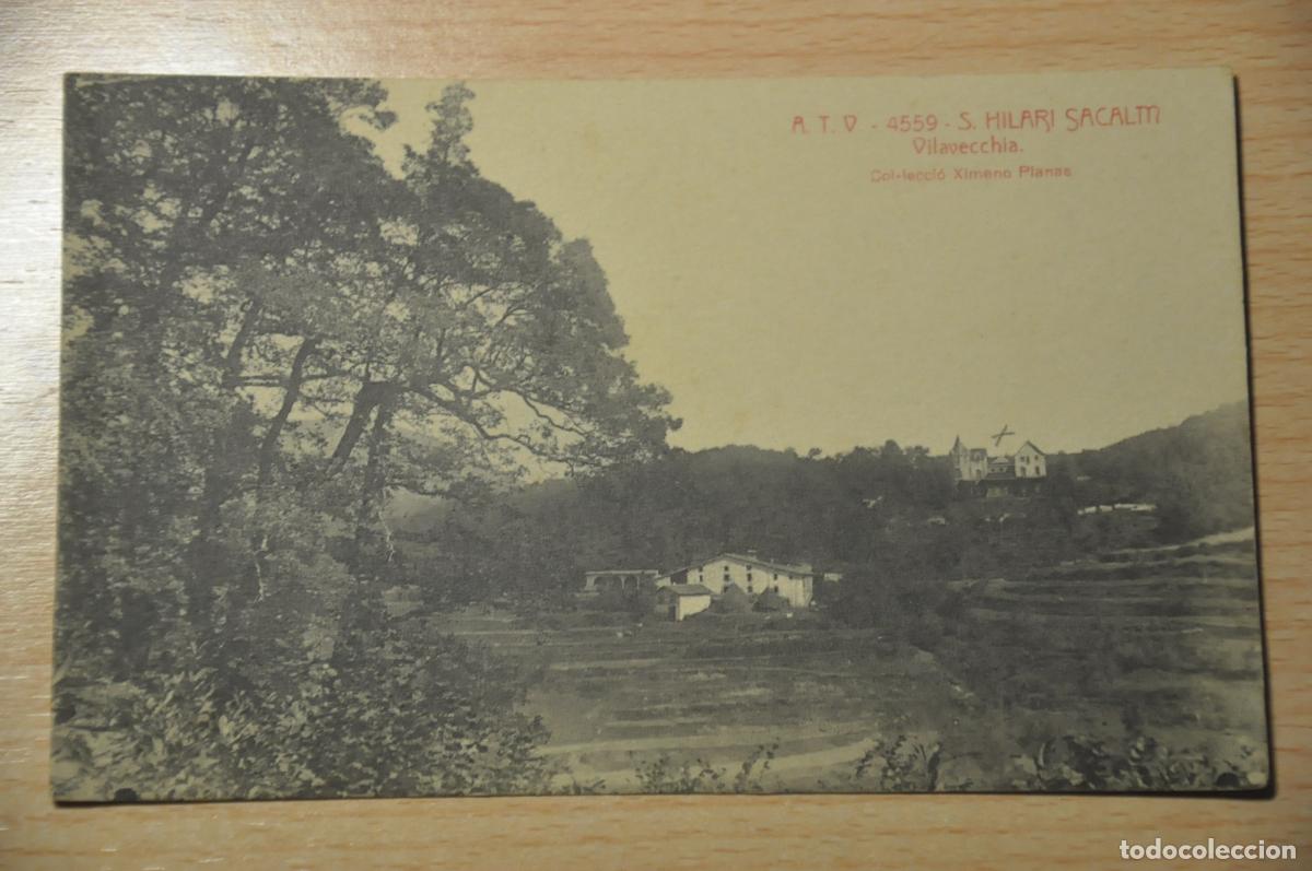 Postales: postal s.hilari sacalm, vilavecchia, atv 4559, col.leccio ximeno planas