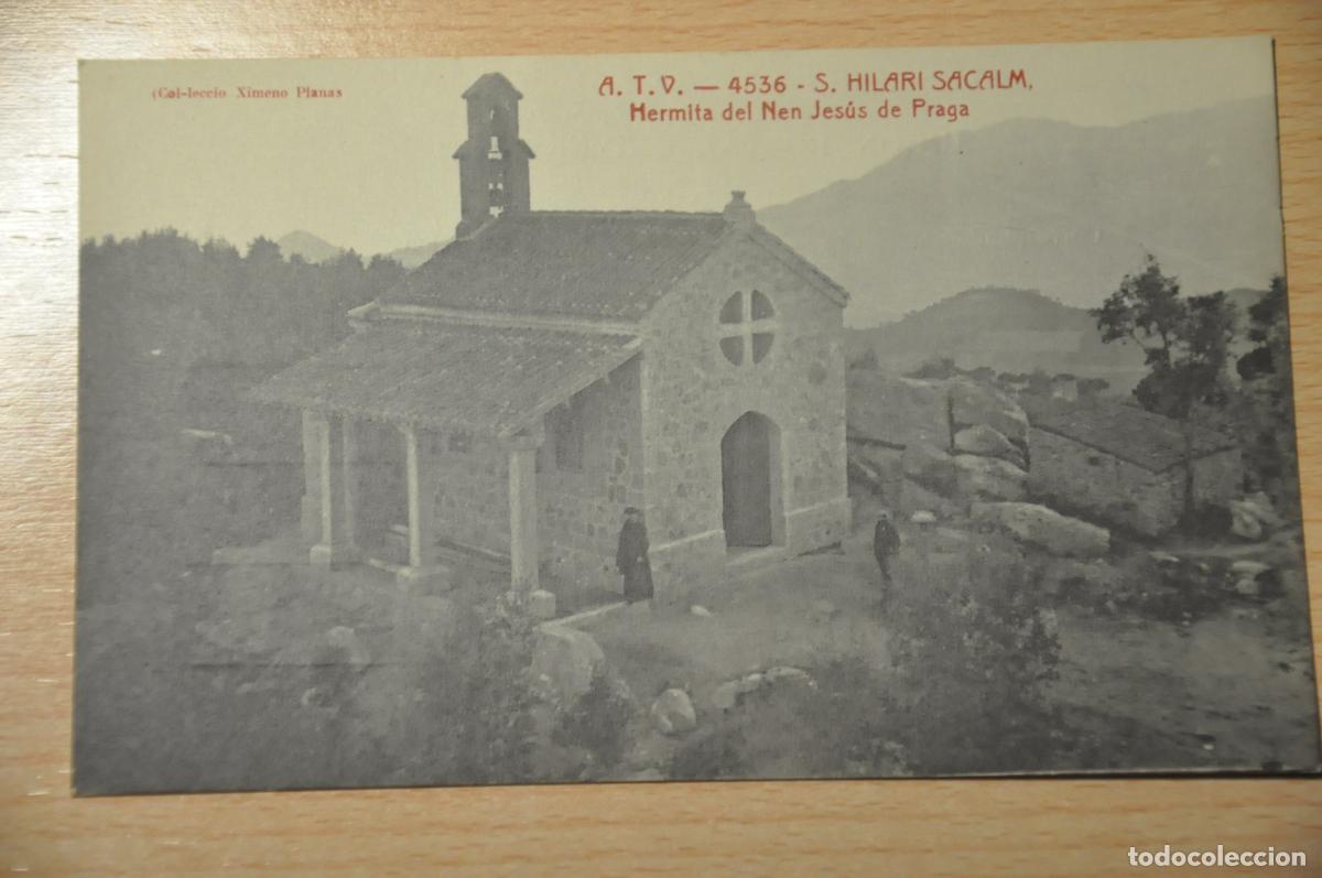 Postales: postal s.hilari sacalm, hermita del nen jesus de praga, atv 4536, col.leccio ximeno planas