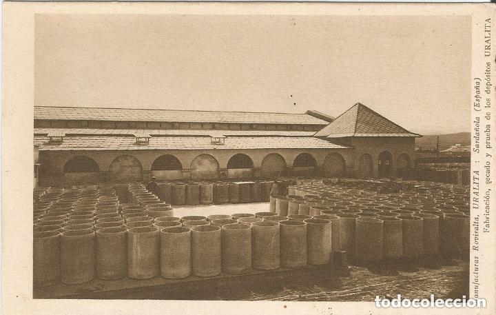 Postales: Cerdanyola, MANUFACTURAS ROVIRALTA, URALITA, SECADO, PRUEBA DEP&Oacute;SITOS - ED.HUECOGRABADO DEO - SC