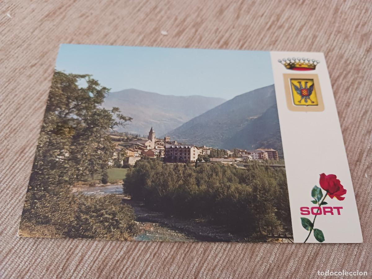 Postales: 20 EL PALLARS, SORT VISTA GENERAL ed, escudo, escrita