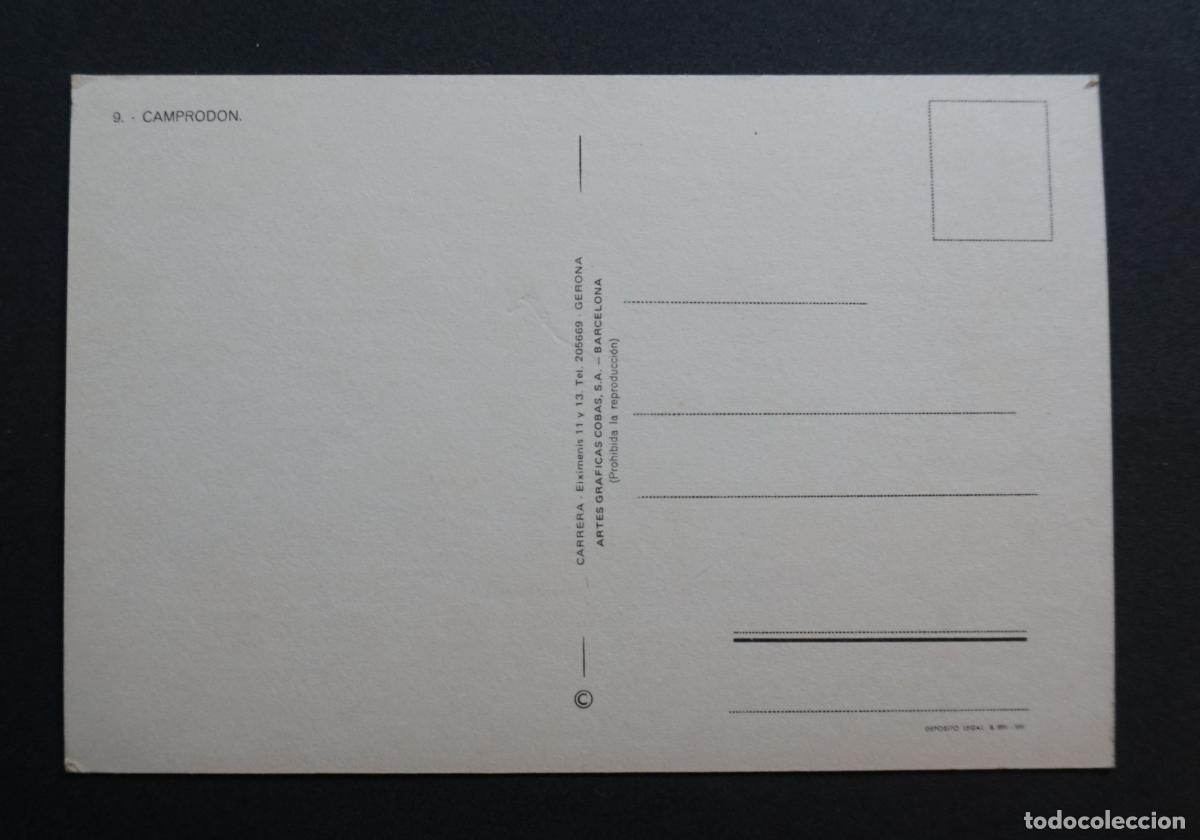 Postales: Camprodon, postal sin circular editada en el a&ntilde;o 1965. - Foto 2