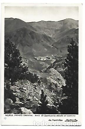 Postales: EL SANTUARIO DESDE EL CAMINO DE FONTALBA.- NURIA