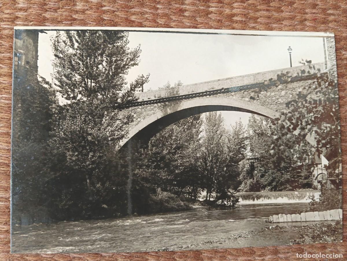 Postales: RIPOLL - GERONA - PUENTE DEL ARRABAL - COMERCIAL PRAT