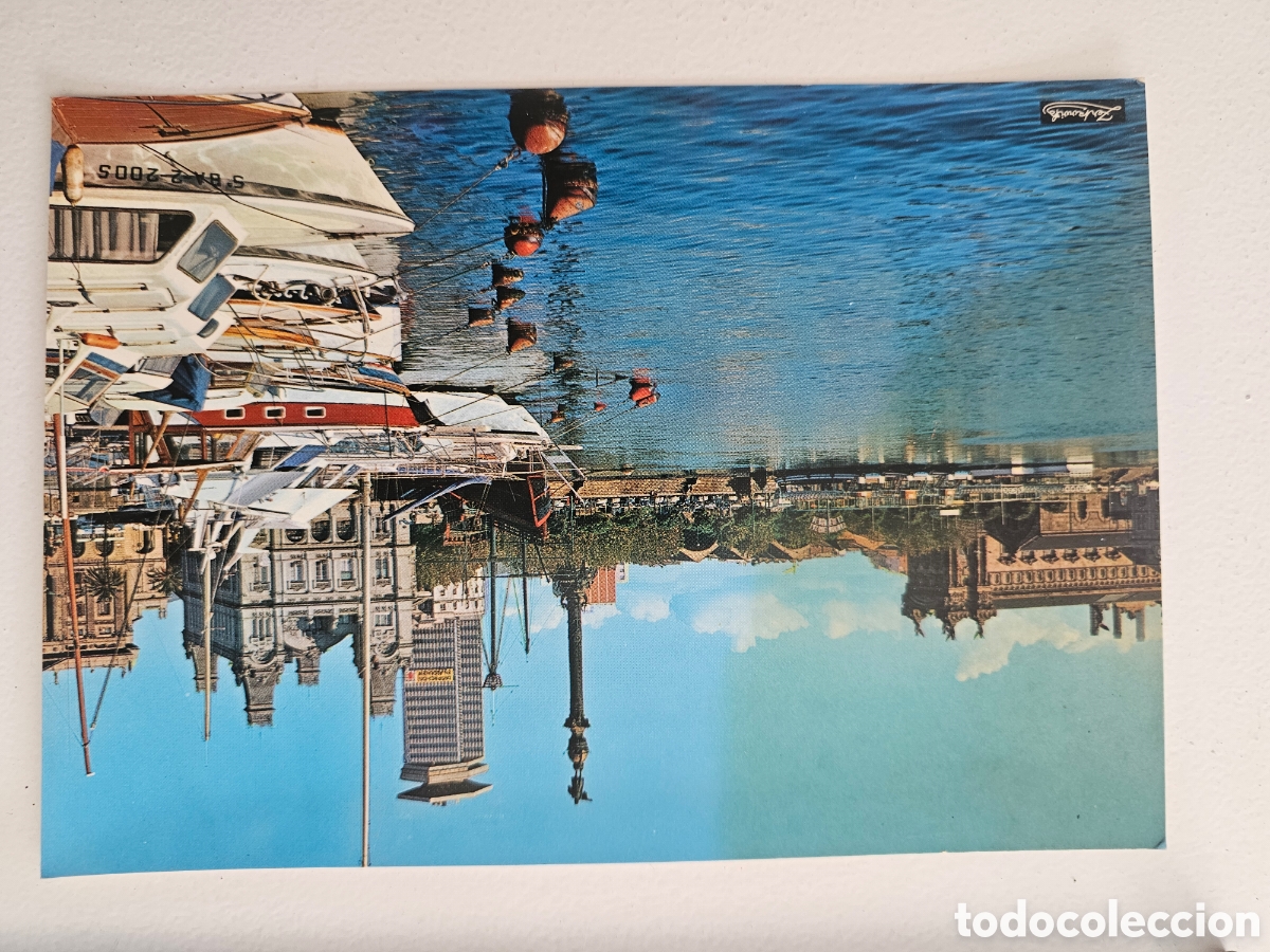 Postales: Postal de gran tama&ntilde;o del Puerto de Barcelona n&deg; 451 de 1973 A. Zerkowitz