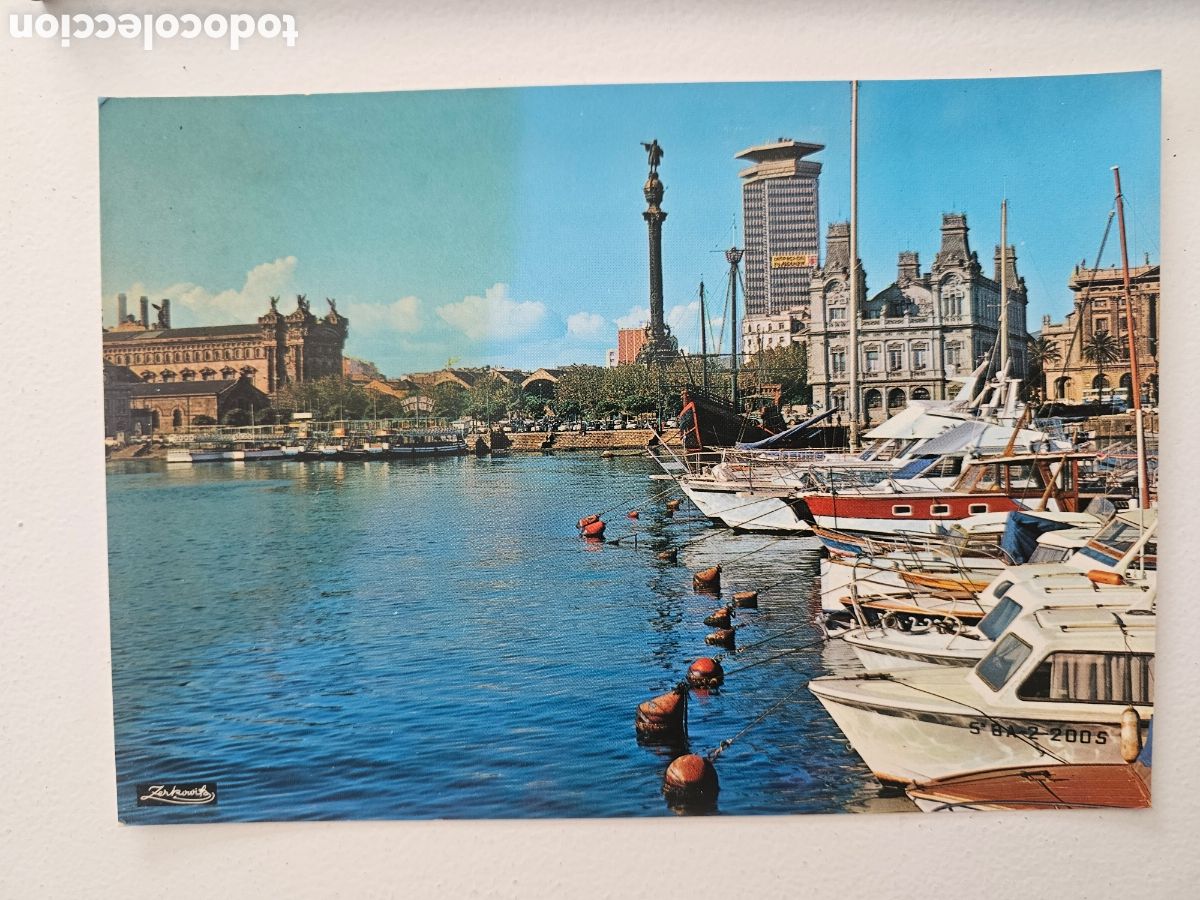 Postales: Postal de gran tama&ntilde;o del Puerto de Barcelona n&deg; 451 de 1973 A. Zerkowitz