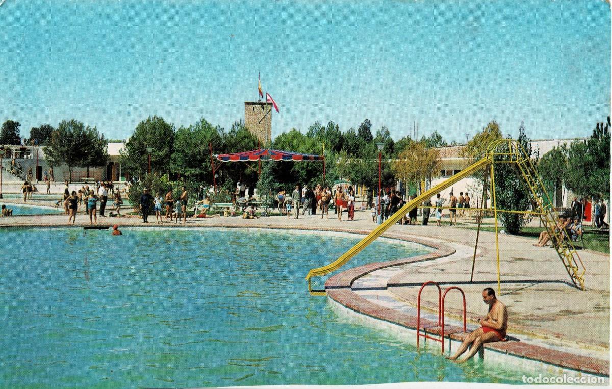Postales: POSTAL MODERNA DE CATALU&Ntilde;A. LERIDA. PISCINA MUNICIPAL. P-CAT-2144