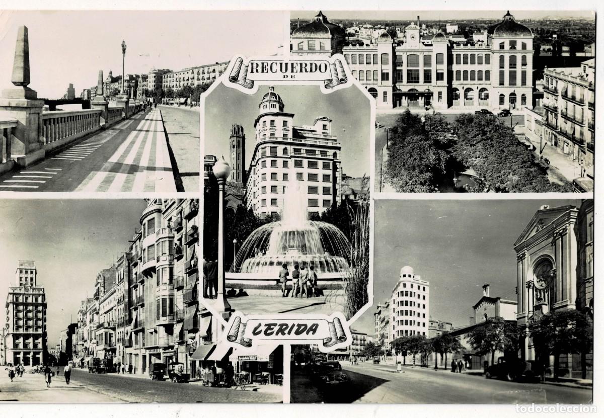 Postales: POSTAL MODERNA DE CATALU&Ntilde;A. LERIDA. DIVERSAS VISTAS DE LA CIUDAD. P-CAT-2151