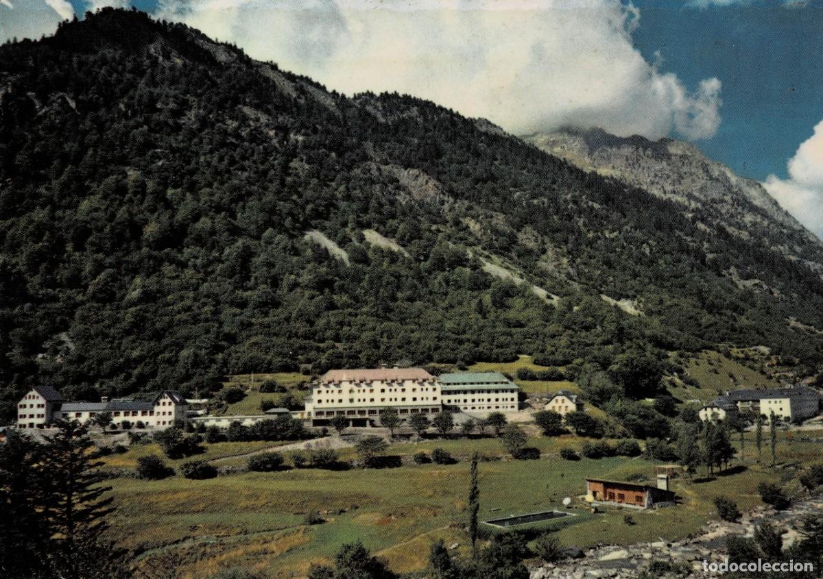 Postales: POSTAL MODERNA DE CATALU&Ntilde;A. PIRINEOS DE LERIDA. VALLE DE BOHI. BALNEARIO DE CALDAS. P-CAT-2154