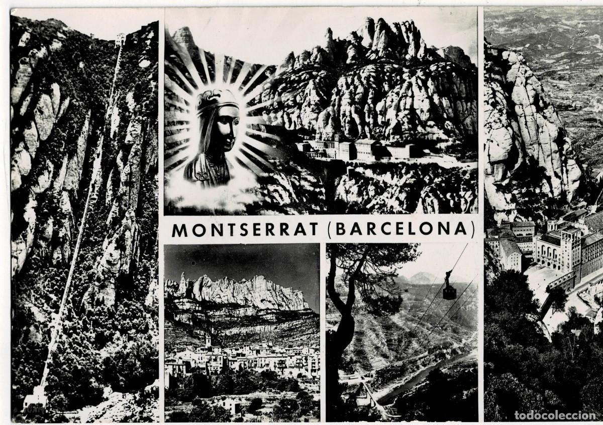 Postales: POSTAL MODERNA DE CATALU&Ntilde;A. MONTSERRAT. DIVERSAS VISTAS. P-CAT-2159
