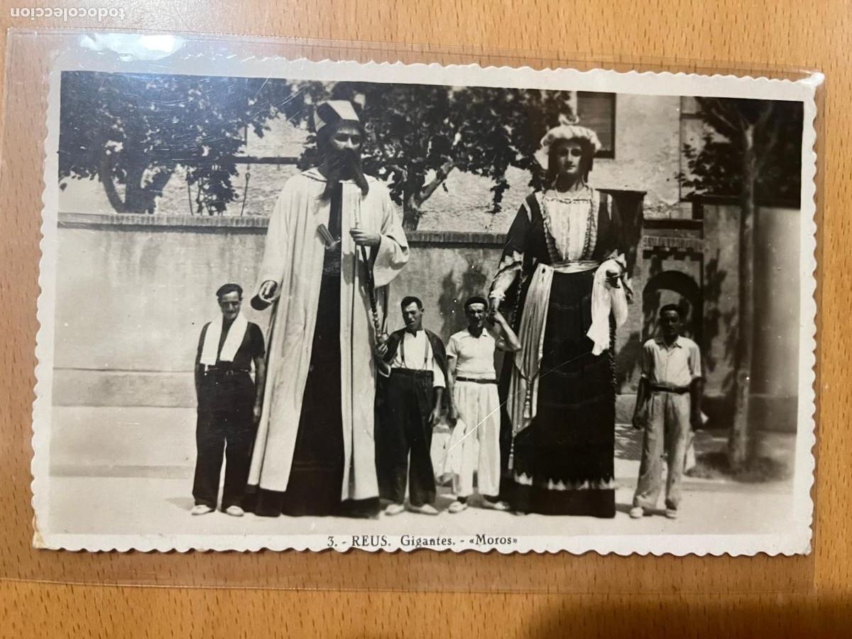Postales: gigantes los Moros Reus Tarragona sin circular