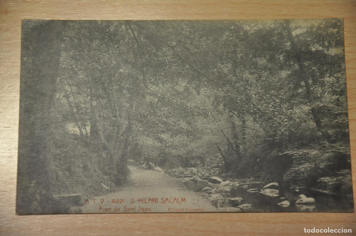 Postales: postal s.hilari sacalm, font de sant joan (cliche ximeno), atv 4491