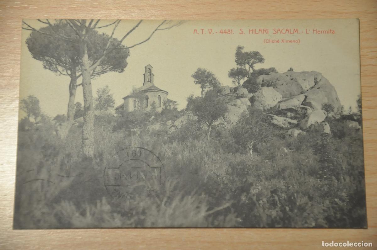 Postales: postal s.hilari sacalm, l&acute;ermita, col.leccio ximeno planas, atv 4481