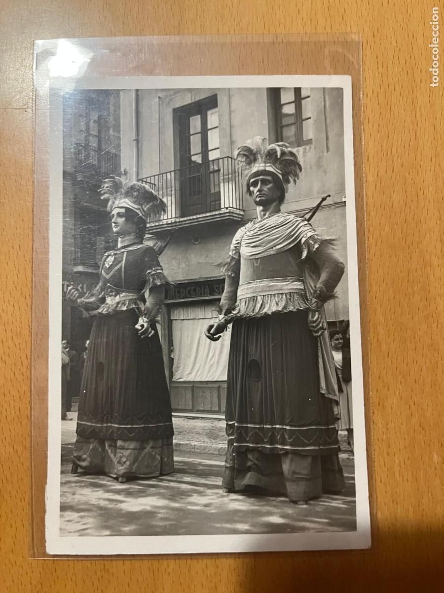 Postales: gigantes los indios Reus Tarragona sin circular