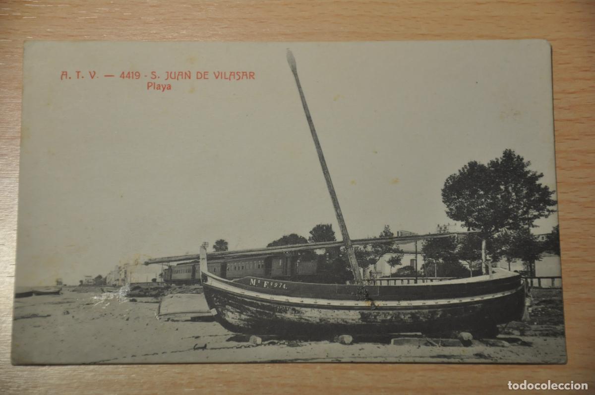 Postales: postal s.juan de vilasar, playa, atv 4419