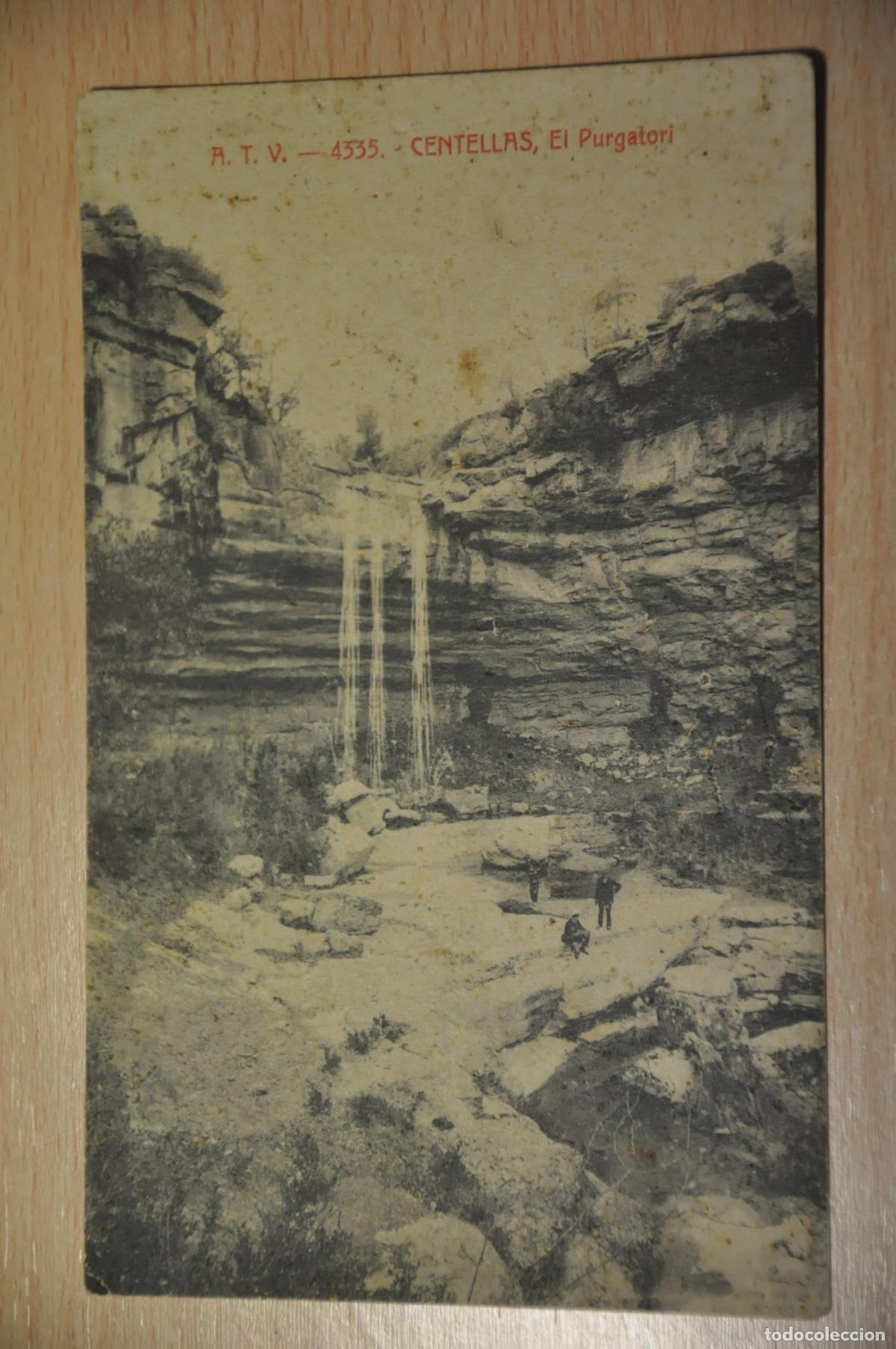 Postales: postal centellas, el purgatori, atv 4335