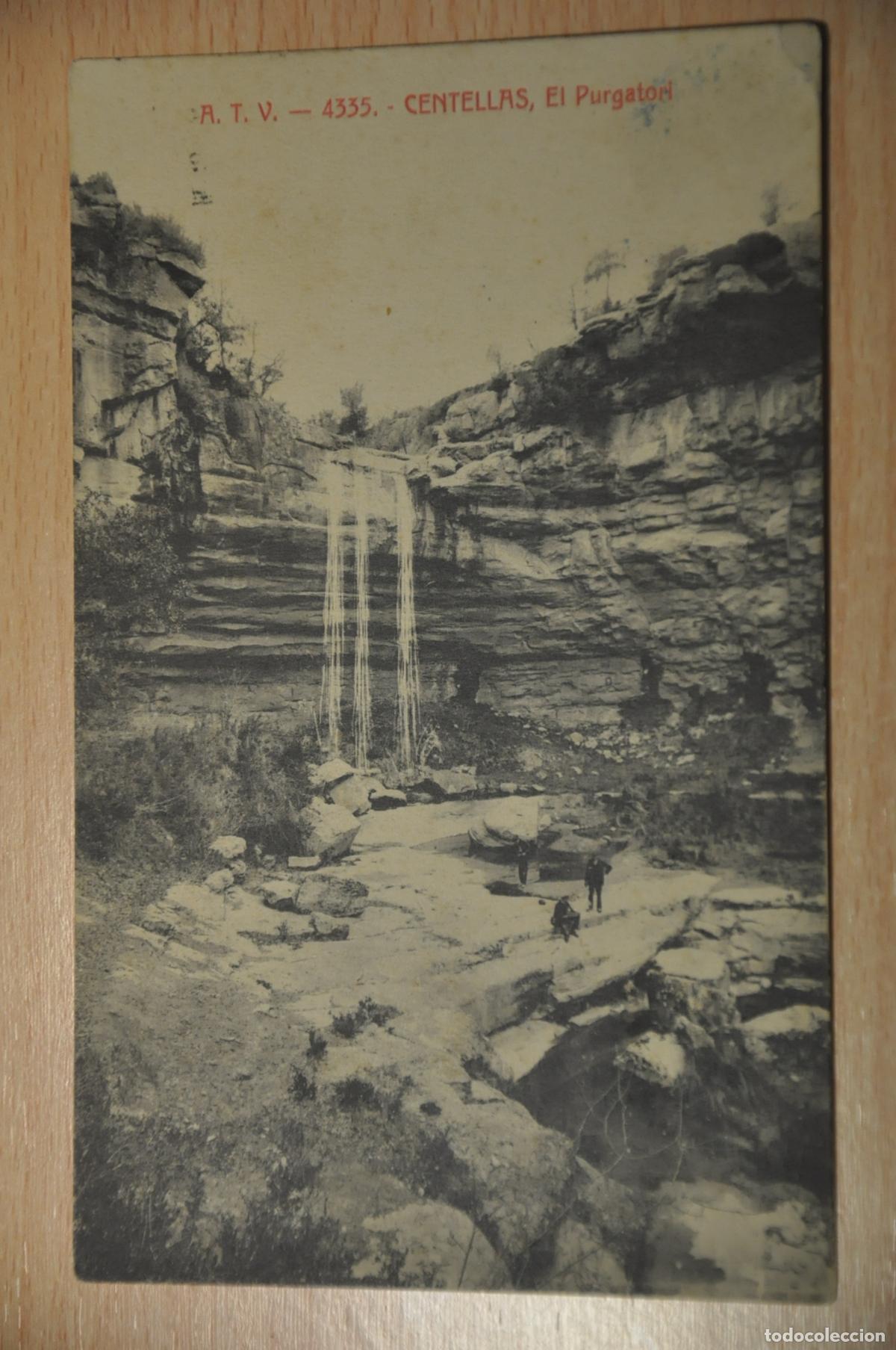 Postales: postal centellas, el purgatori, atv 4335