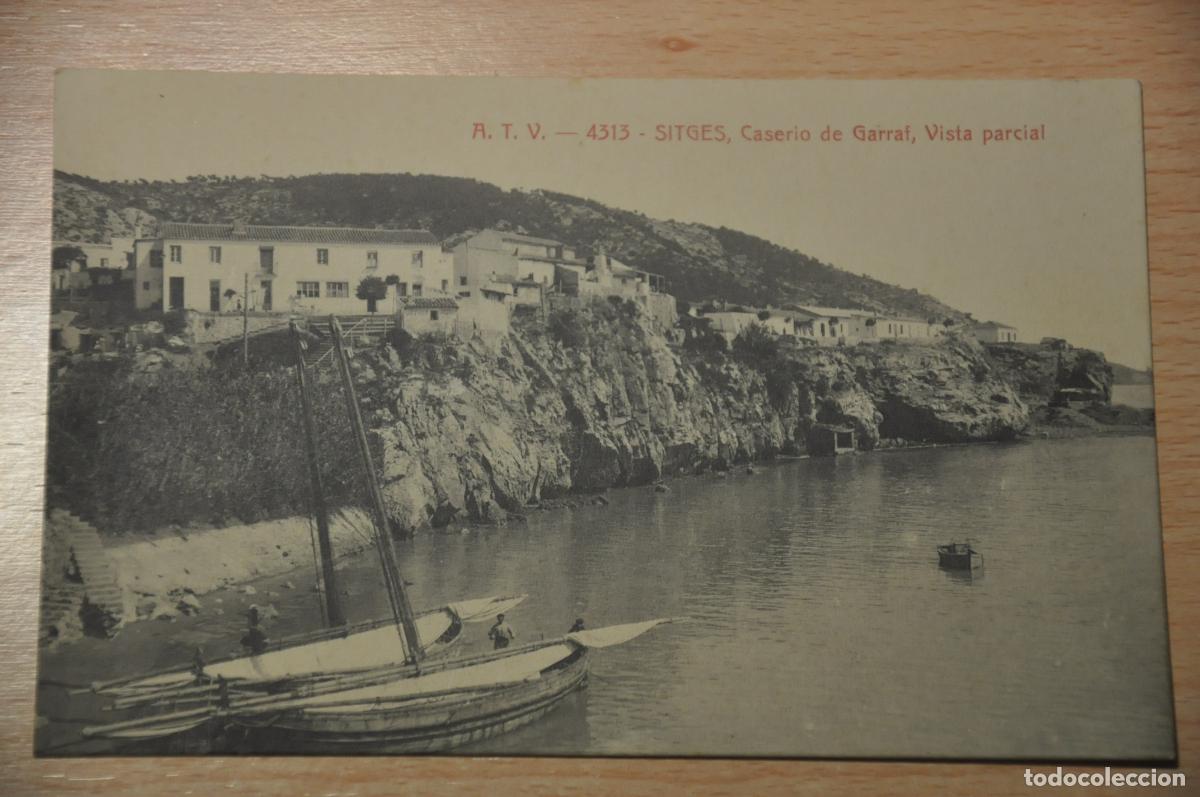 Postales: postal sitges, caserio de garraf, vista generl, atv 4313