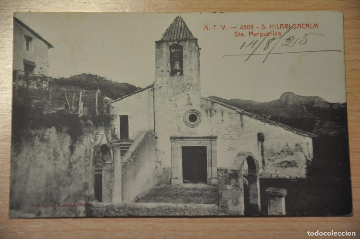 Postales: postal s.hilari sacalm, sta. marguerida, col.leccio ximeno planas, atv 4303