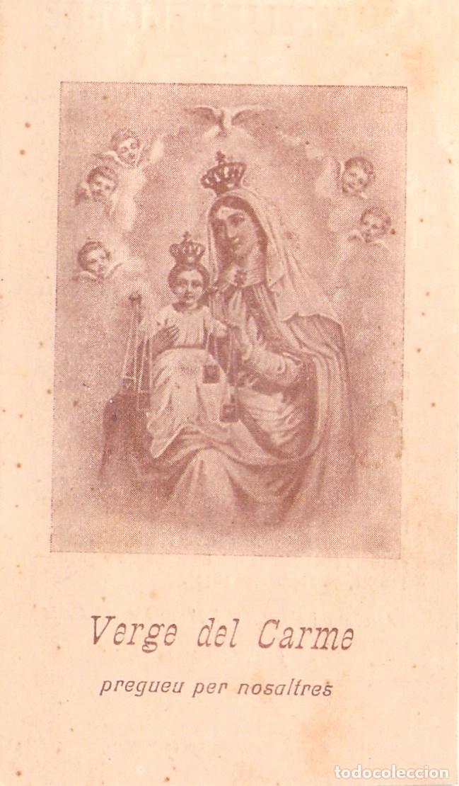 Postales: Estampa Estampa de la Virgen del Carmen y el Escapulario