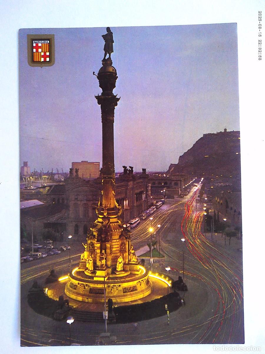 Postais: POSTAL DE BARCELONA : MONUMENTO A CRISTOBAL COLON