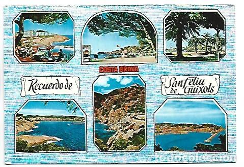 Postales: RECUERDO DE LA COSTA BRAVA.- SANT FELIU DE GUIXOLS