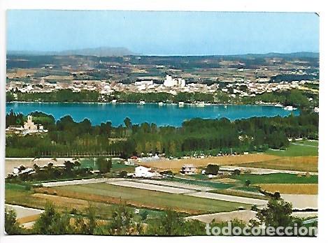 Postales: VISTA GENERAL, AL FONDO BANYOLES.- PORQUERAS