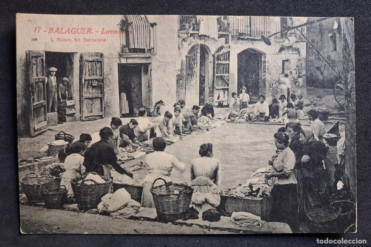 Postales: POSTAL ANTIGUA DE BALAGUER - LAVADERO - L.ROISIN - (SIN CIRCULAR)