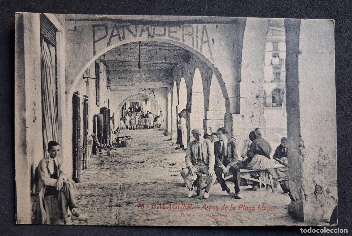 Postales: POSTAL ANTIGUA DE BALAGUER - ARCOS DE LA PALZA MAYOR - L.ROISIN - (SIN CIRCULAR)